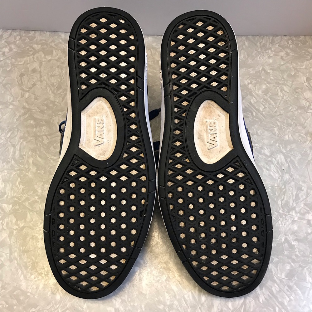 Vans Blue and Black Sneakers - Picture 6 of 11